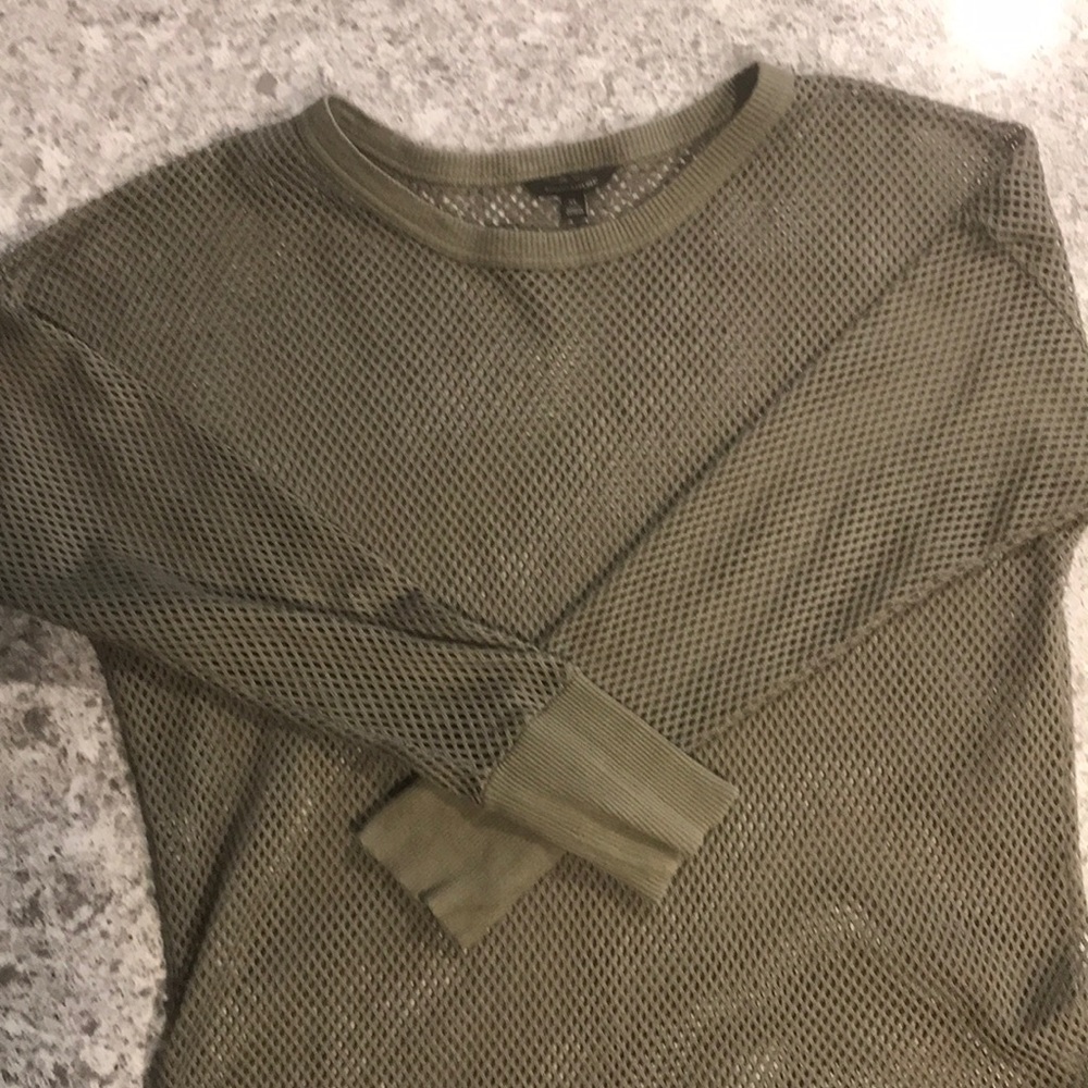 Army Green Net Tunic